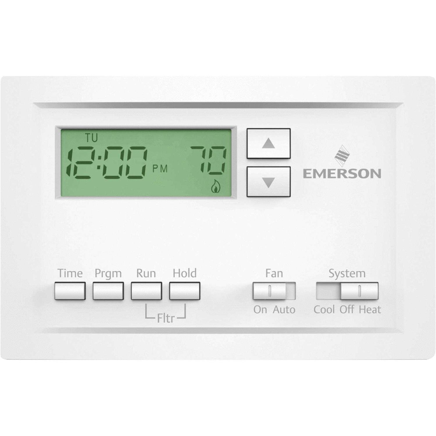 Emerson Single-Stage Programmable Digital Thermostat 1F78-151 - Zenithce