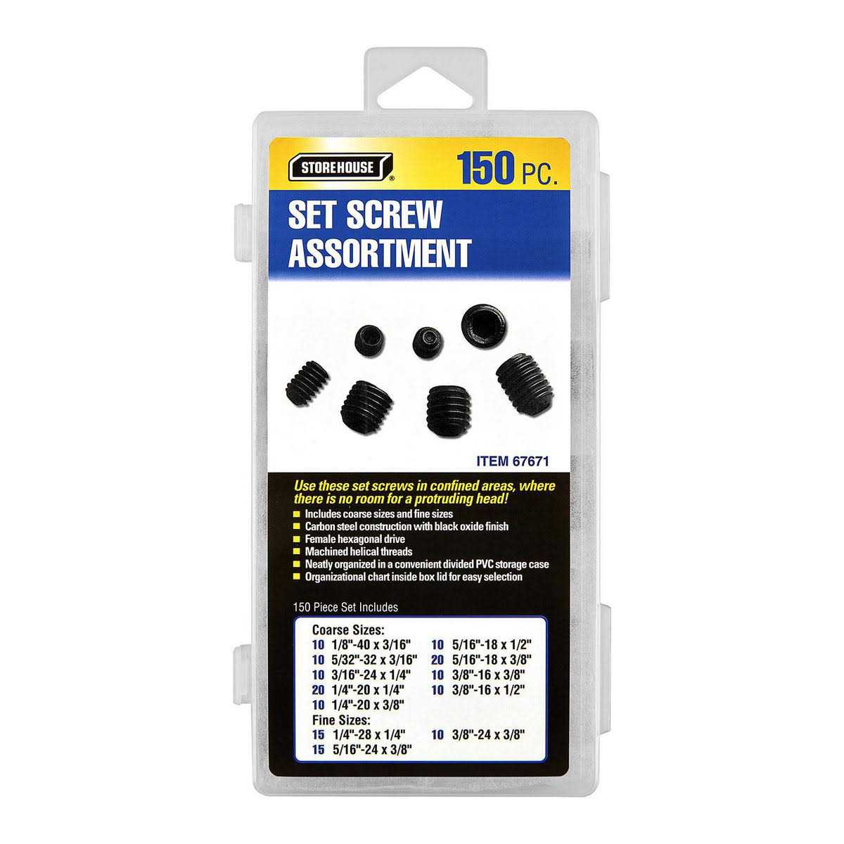 Storehouse Self-Tapping Wood Screw Set - Zenithce