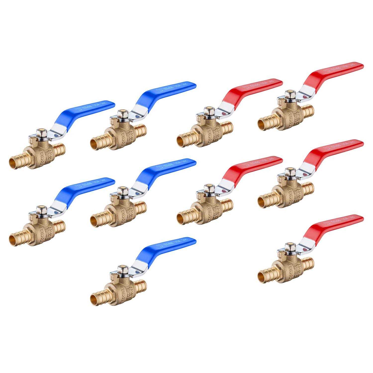 EFIELD 1/2 Pex X 1/2 Female NPT Swivel Adapter Brass Barb Crimp - Zenithce