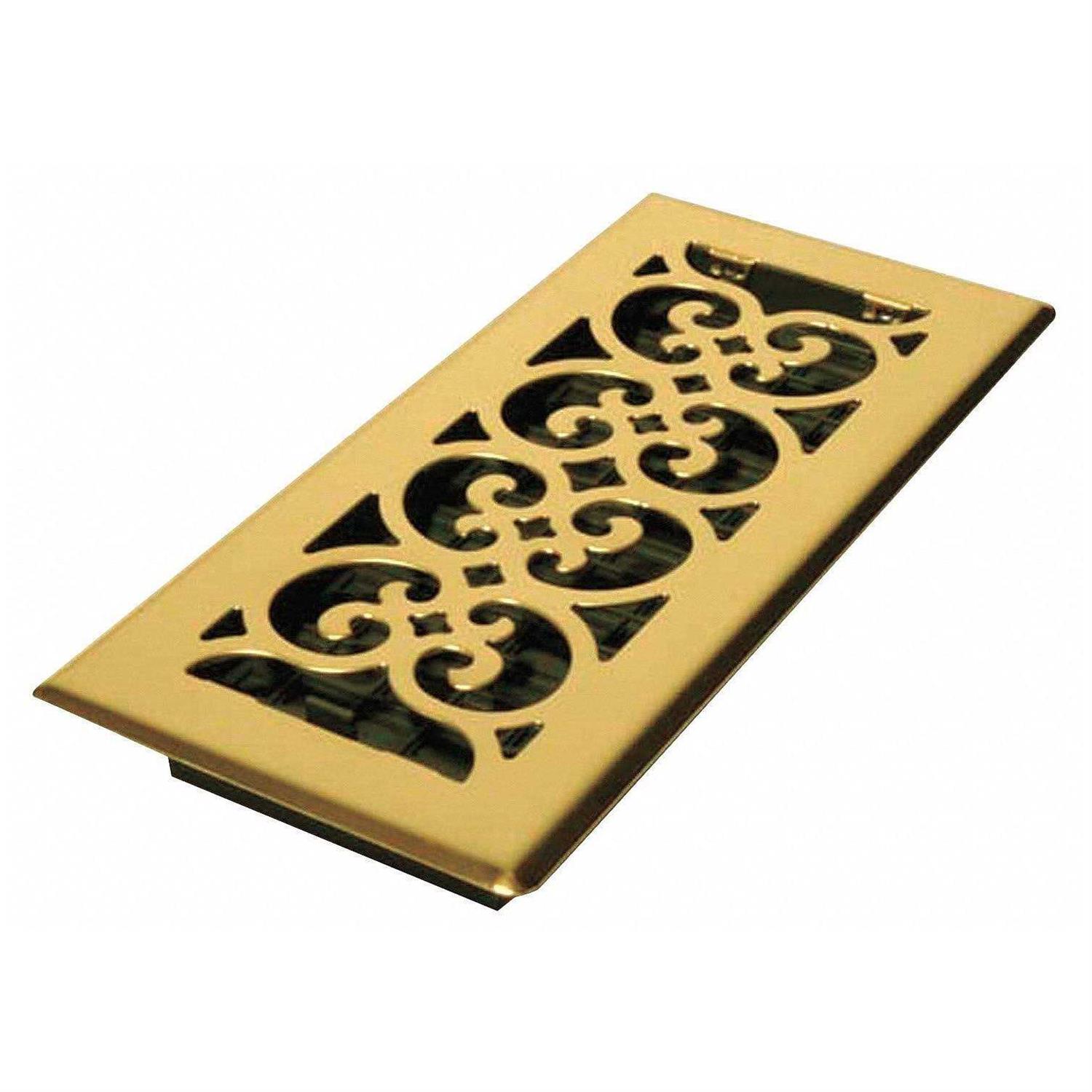 Decor Grates SPH408-NKL Floor Register - Zenithce