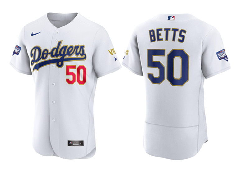 Los Angeles Dodgers Customized White Flex Base Sttiched MLB Jersey - Zenithce