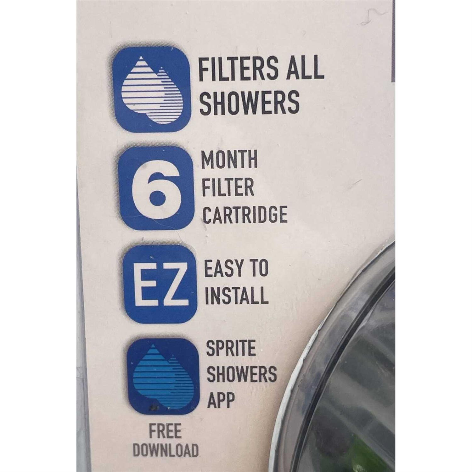 Sprite Slim-Line Replacement Shower Filter Cartridge - Zenithce