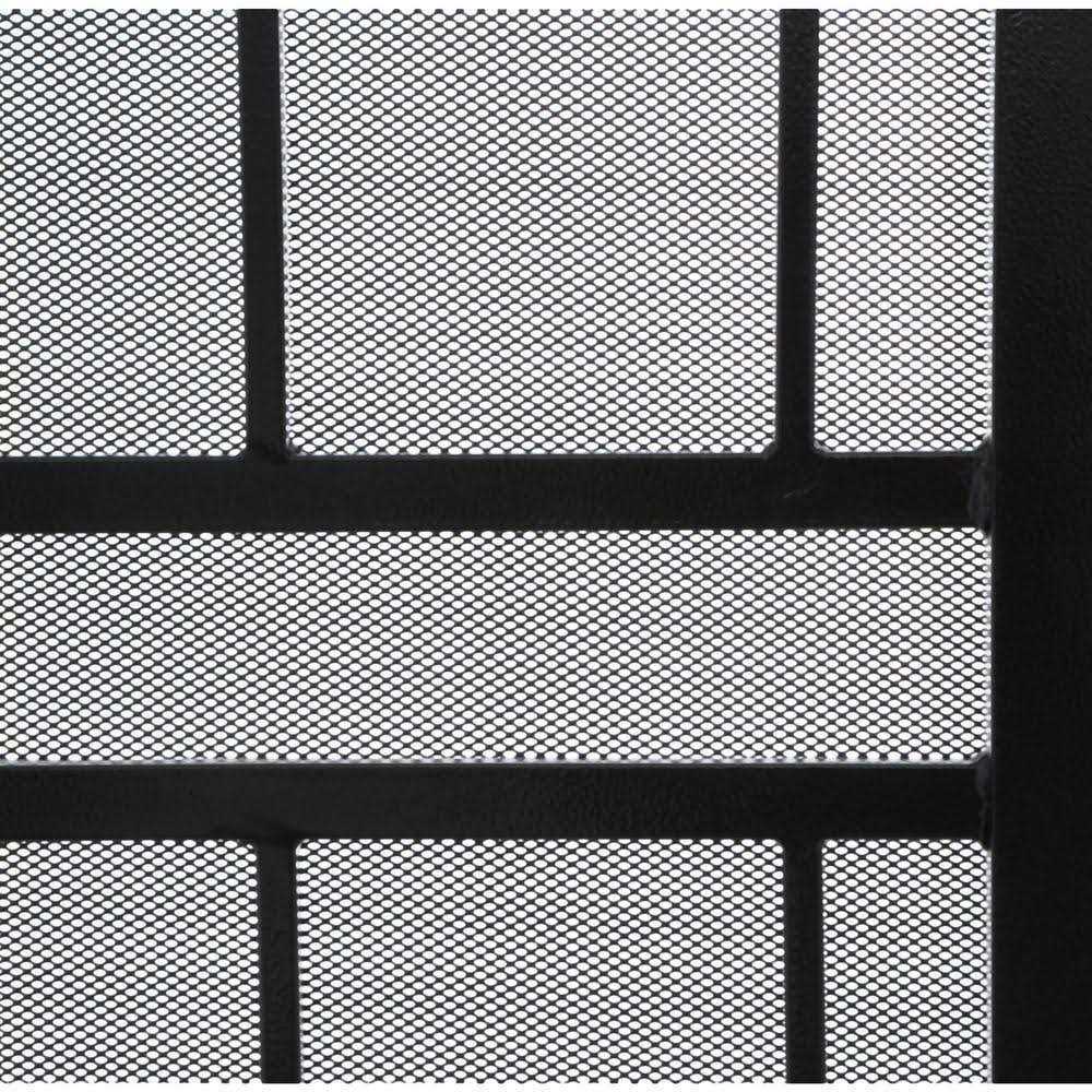Unique Home Designs 36 in. x 96 in. Arcada Surface Mount Steel Security Door with Expanded Metal Screen - Zenithce