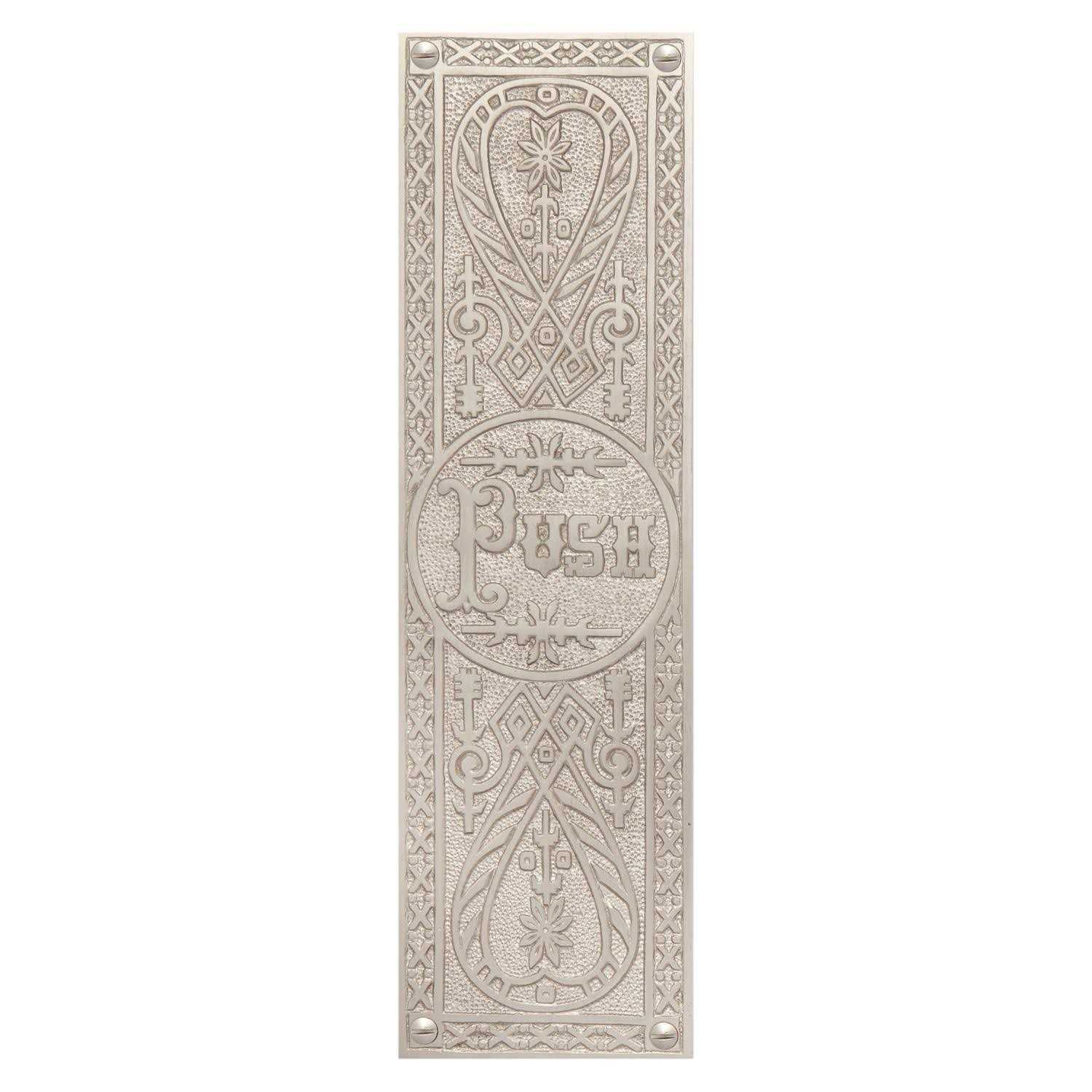 Signature Hardware 917337 10-1/4 H x 3 W Brass Push Plate - Zenithce