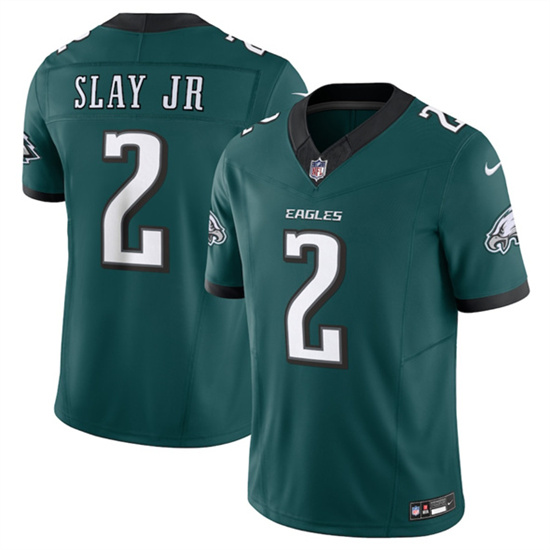 Philadelphia Eagles #2 Darius Slay JR Green 2024 New F.U.S.E. Vapor Untouchable Limited Jersey - Zenithce