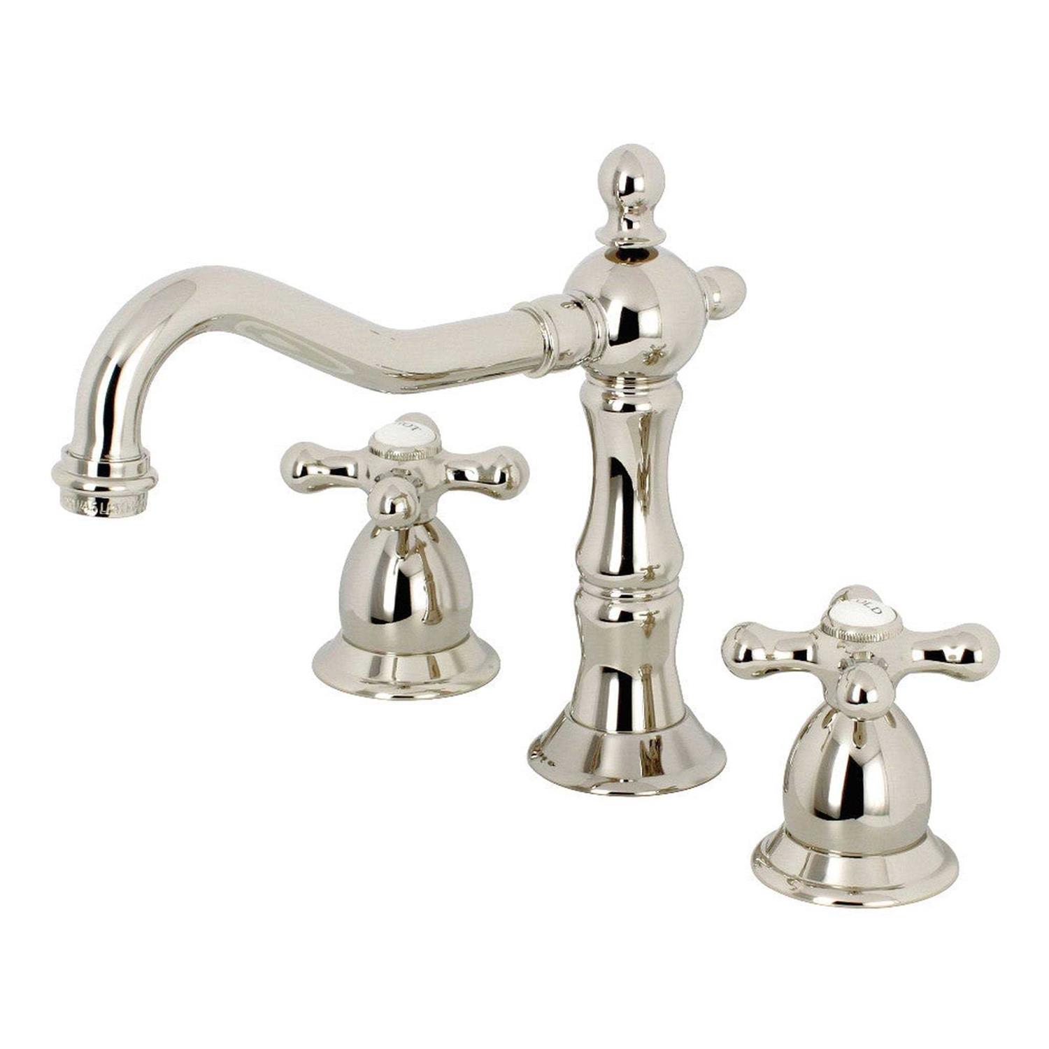 Kingston Brass KS177ALBSAC Heritage 2-Handle Kitchen Faucet with Brass Sprayer - Zenithce