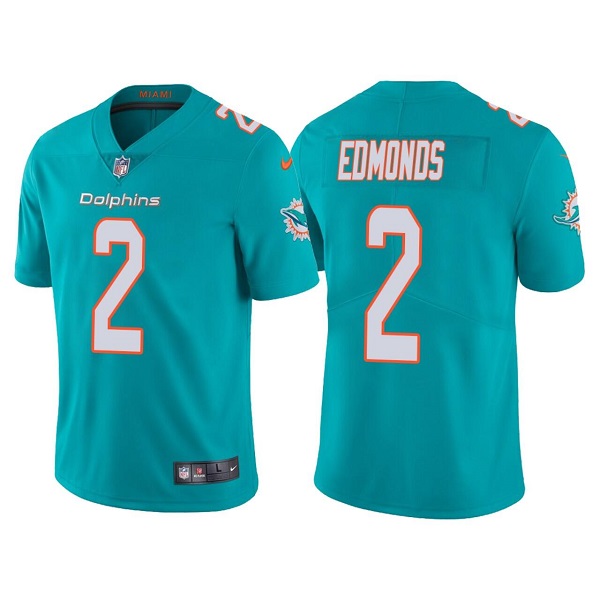Miami Dolphins #2 Chase Edmonds Aqua Vapor Untouchable Limited Stitched Football Jersey - Zenithce
