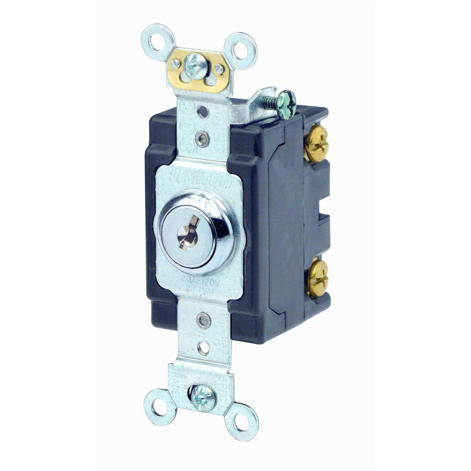 Leviton 1221-2IL Locking Toggle Switch - Zenithce