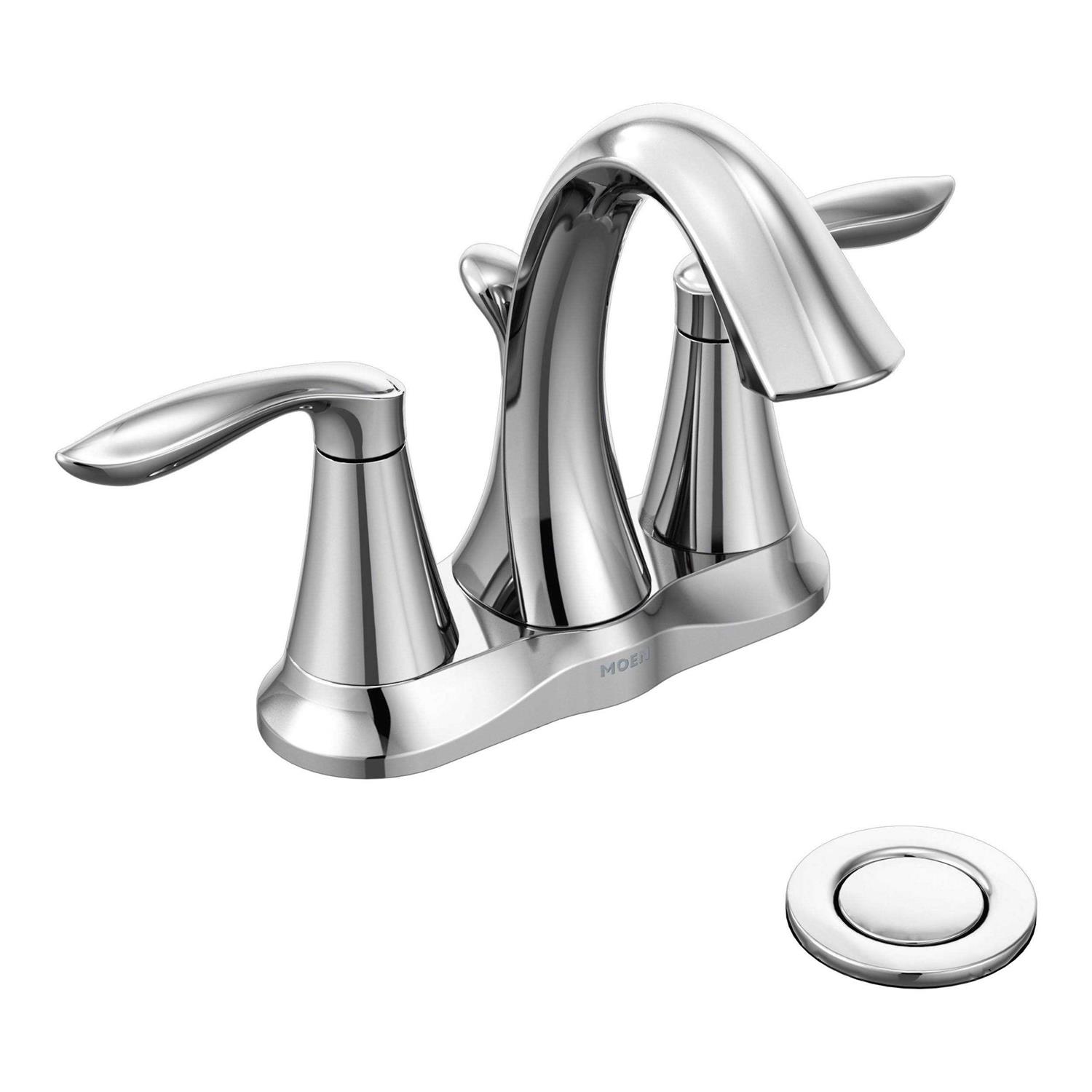 Moen Eva Centerset Two-Handle Bathroom Faucet - Zenithce