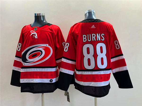 Carolina Hurricanes #88 Brent Burns Red Stitched Jersey - Zenithce