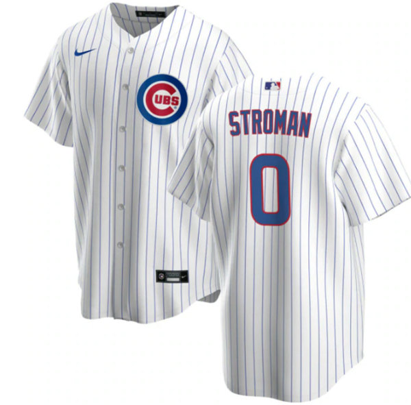 Chicago Cubs #0 Marcus Stroman White Cool Base Stitched Baseball Jersey - Zenithce