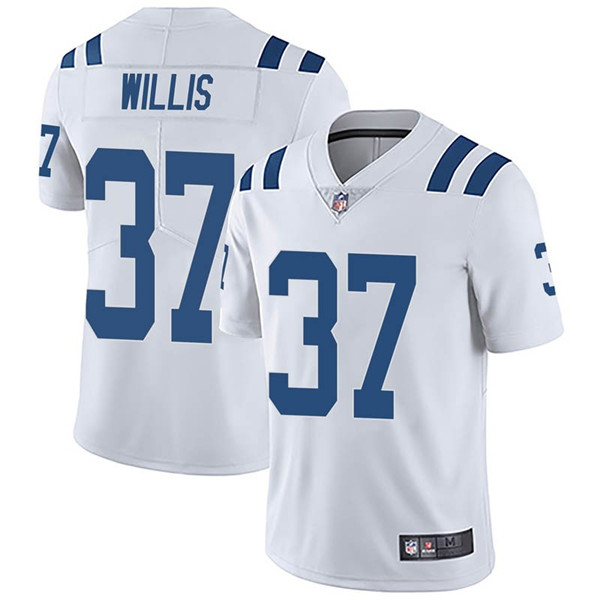 Indianapolis Colts #37 Khari Willis White Vapor Untouchable Limited Stitched Jersey - Zenithce