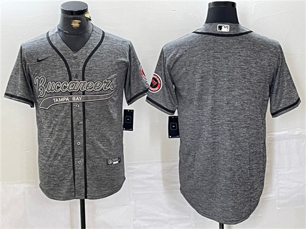 Tampa Bay Buccaneers Blank Gray Cool Base Stitched Jersey - Zenithce
