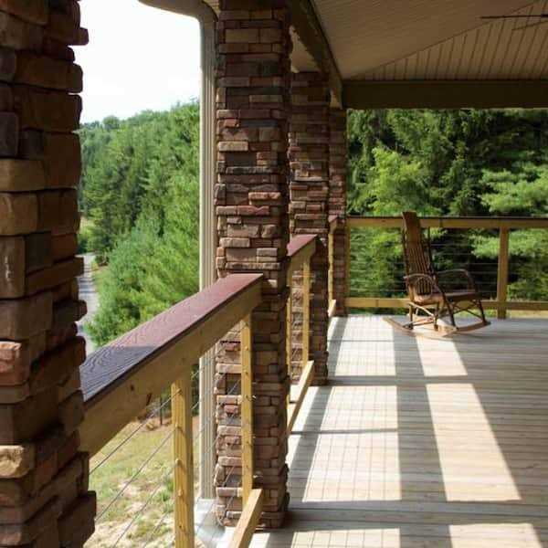 M-Rock P-Series 6 x 6 Ledge Post Surround Concrete Stone Veneer - Zenithce