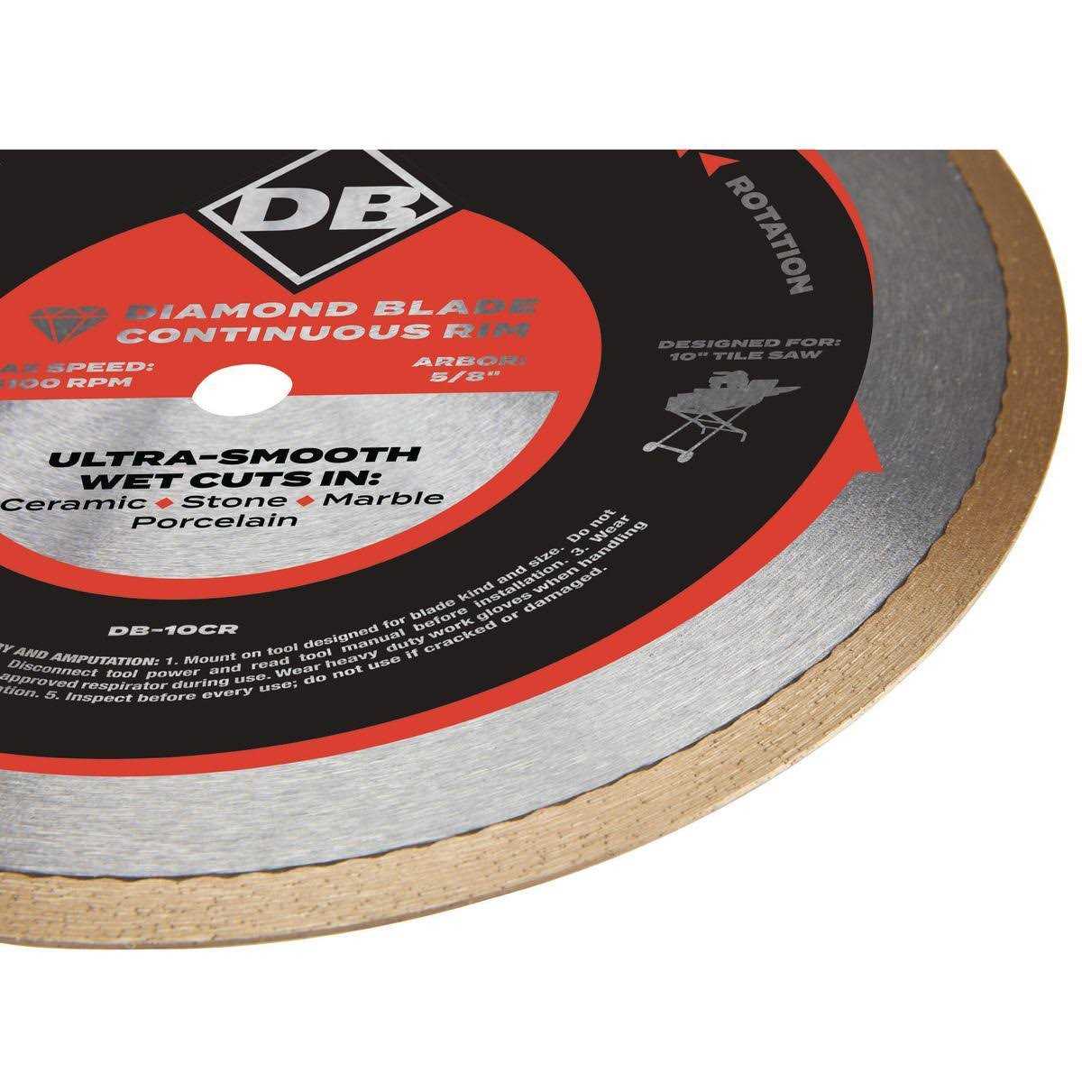 Diamondback 10 Amp 7 in. Wet Tile Saw with Sliding Table - Zenithce