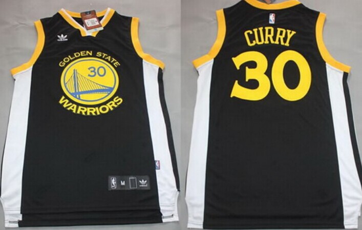 Golden State Warriors #30 Stephen Curry Hardwood Classic Swingman Black Jersey - Zenithce