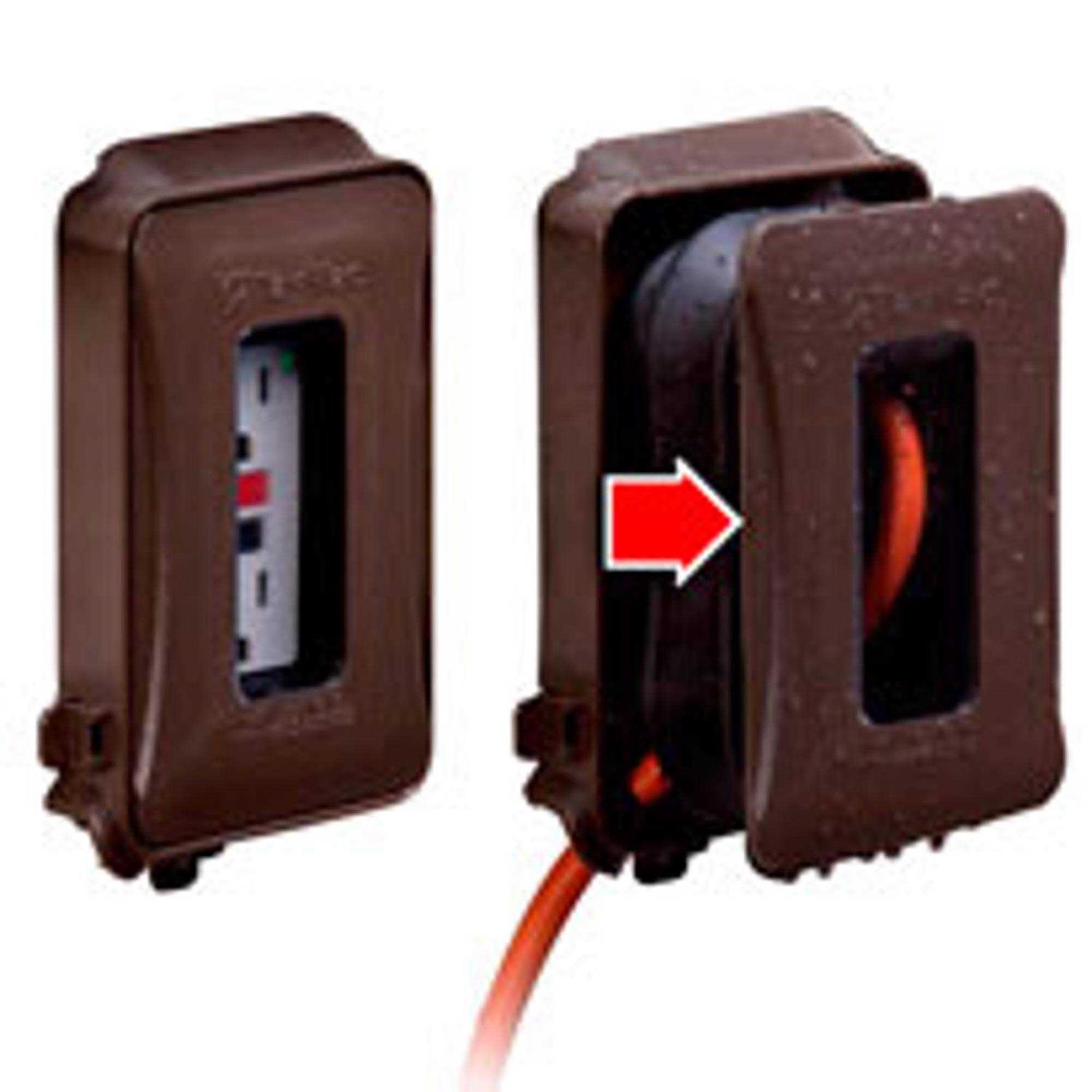 TayMac Weatherproof In-Use Outdoor GFCI Kit MKG420CS - Zenithce