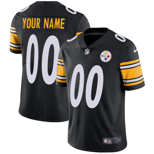 Pittsburgh Steelers Black Team Color Vapor Untouchable Limited Stitched NFL Jersey - Zenithce