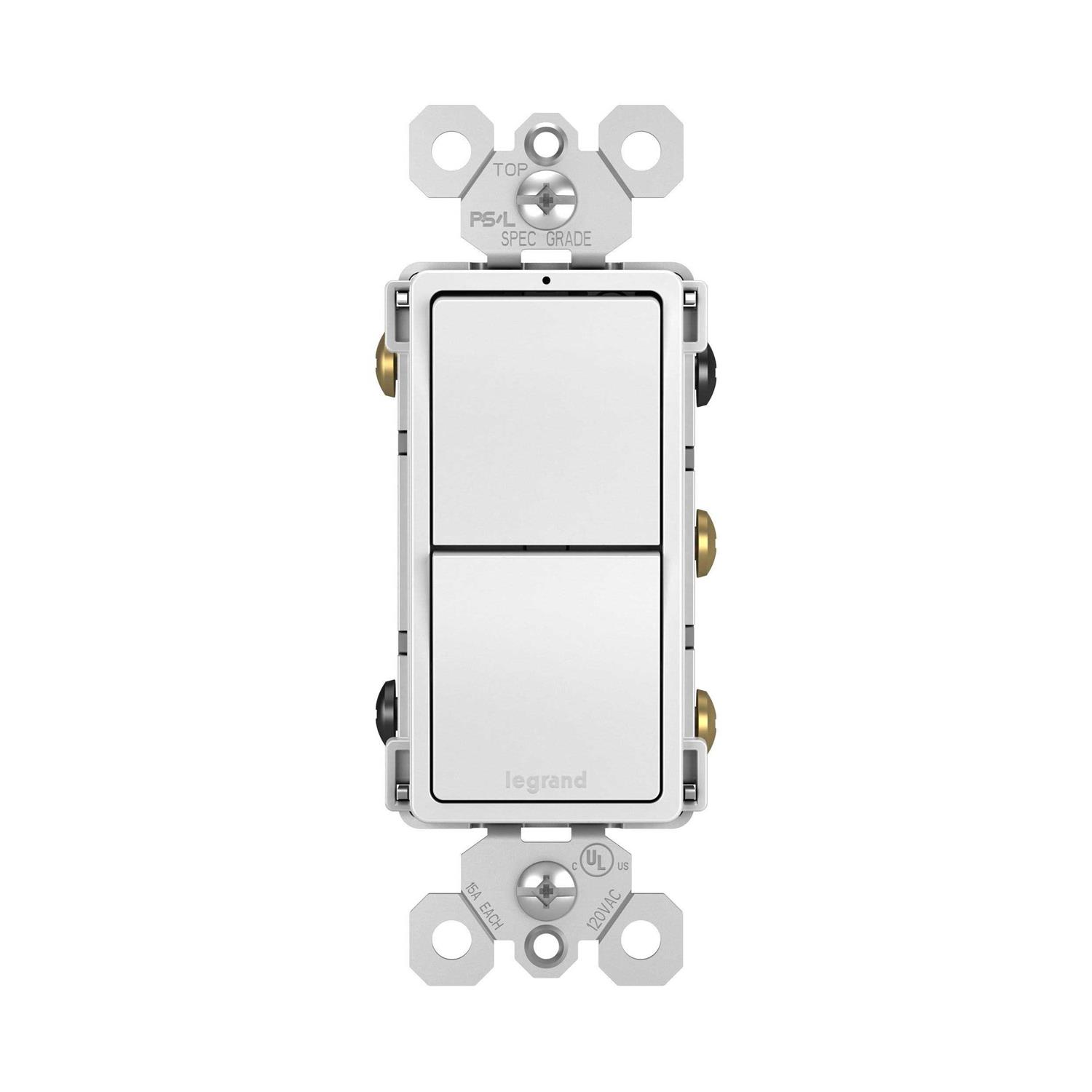 Pass & Seymour Radiant 2 Single-Pole Switch RCD11WCC6 - Zenithce