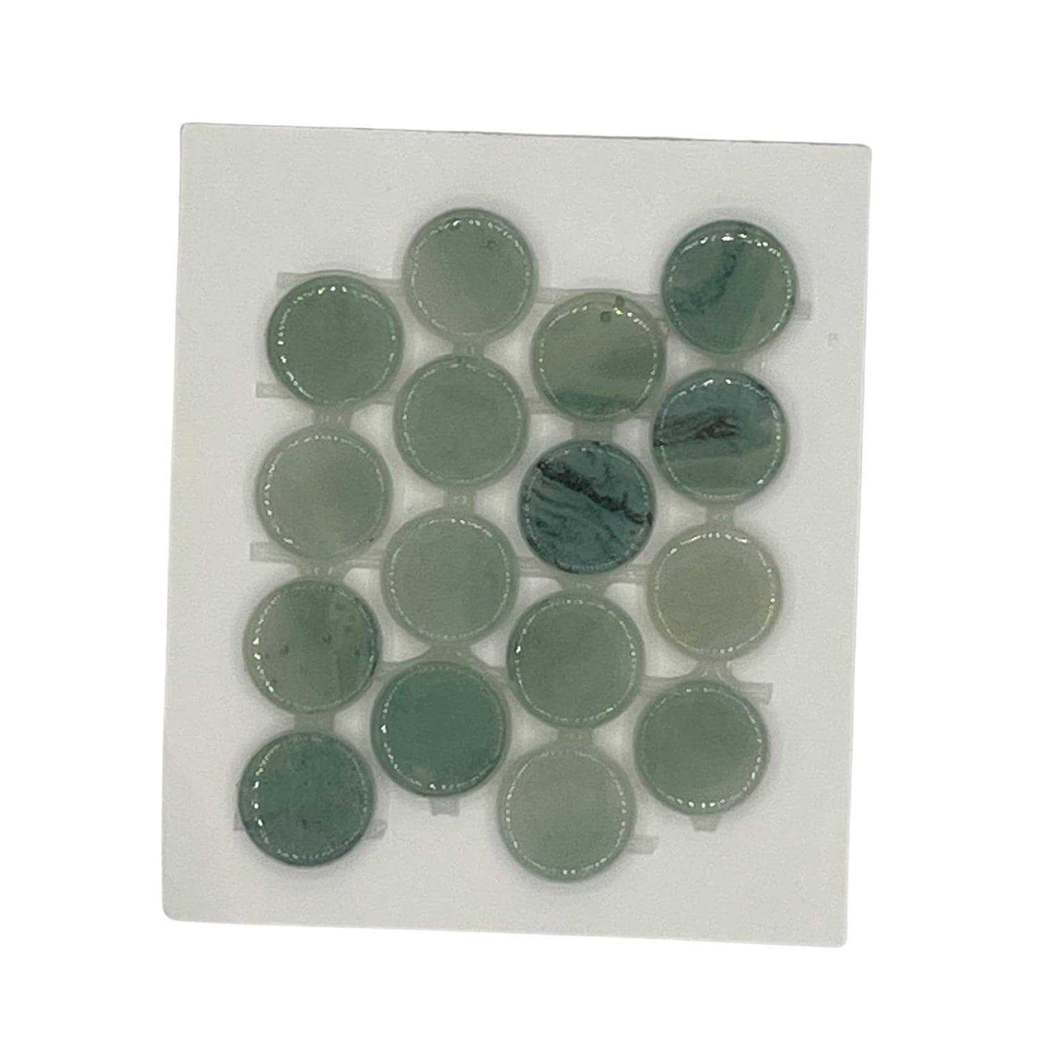 Eterna Penny 12 x 12 Recycled Penny Glass Mosaic Tile The Tile Life - Zenithce