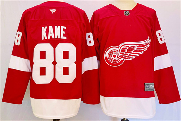 Detroit Red Wings #88 Patrick Kane Red 2024-25 Stitched Jersey - Zenithce