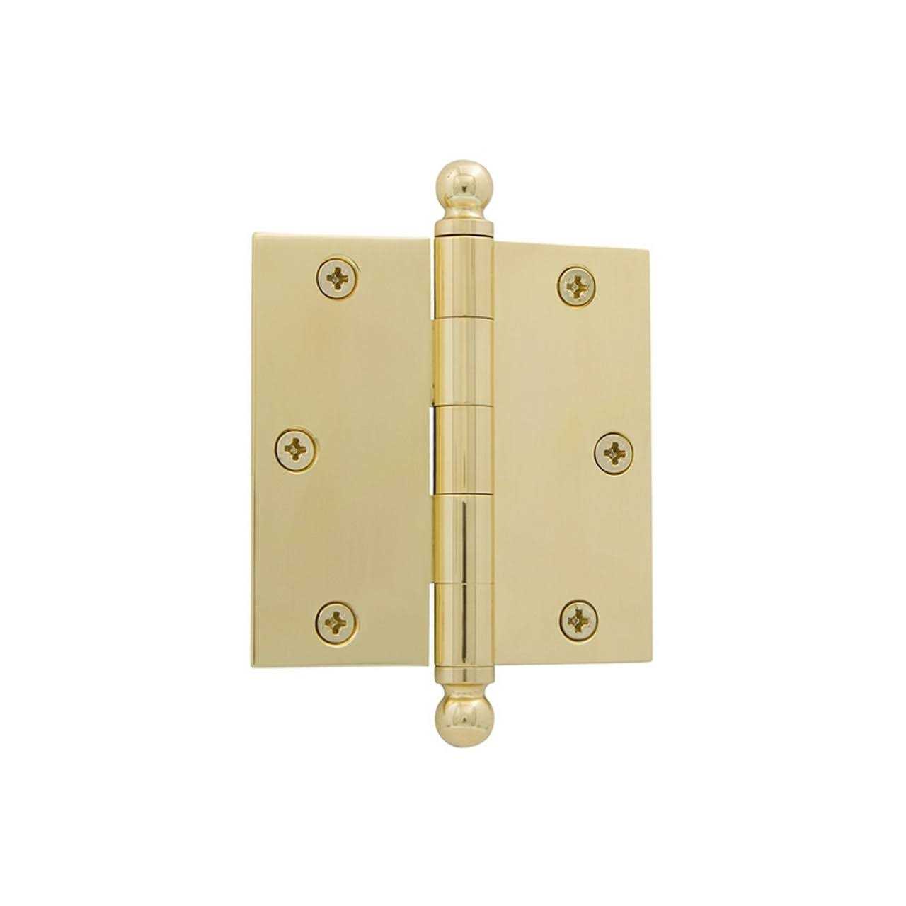 Nostalgic Warehouse 3.5 Ball Tip Residential Hinge 5/8 Radius Corners - Zenithce