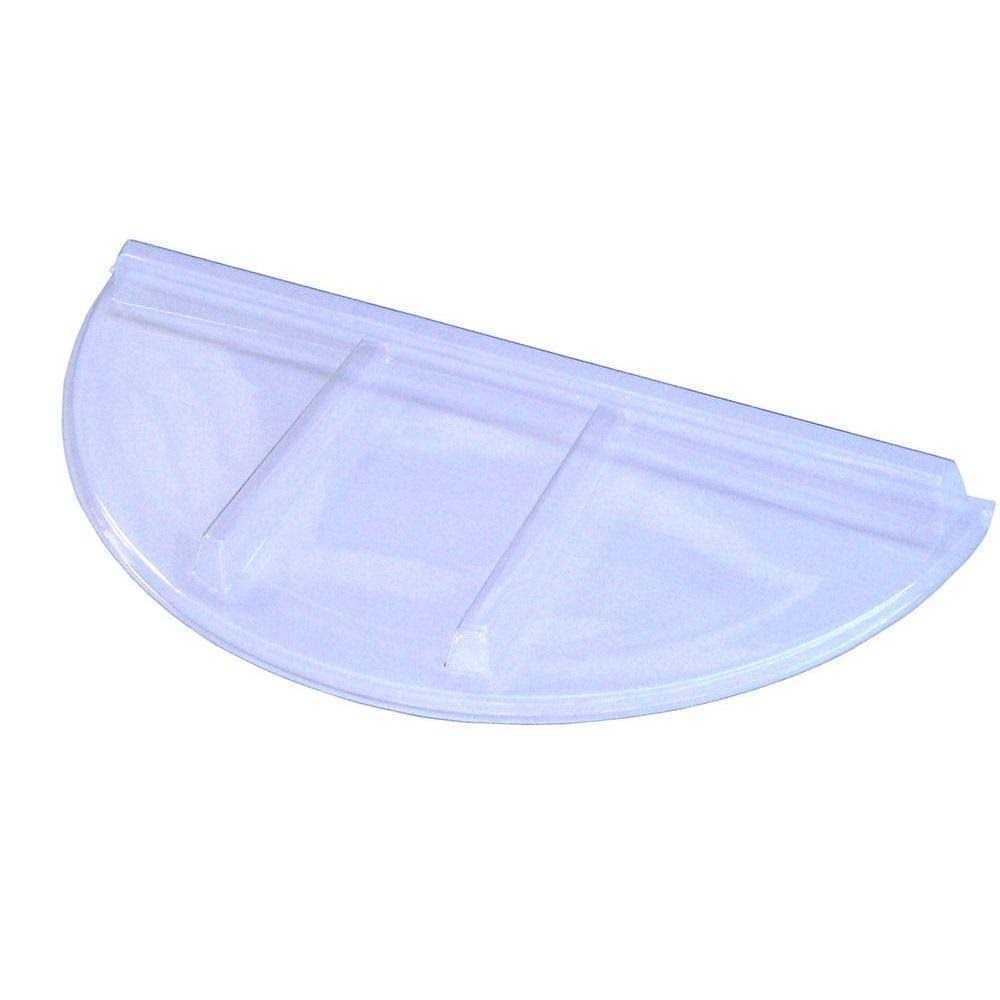Shape Products 39 in. W x 13 in. D x 15 in. H Economy Straight Bubble Window Well Cover 3913EBT - Zenithce