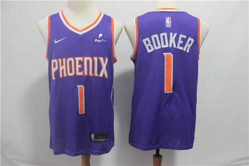 Phoenix Suns Devin 1 Booker Purple 2019 Swingman City Edition Jersey - Zenithce