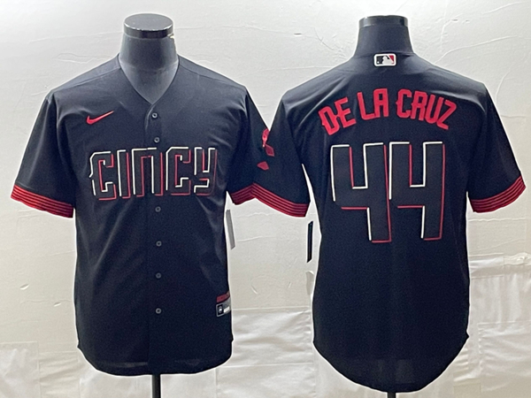 Cincinnati Reds #44 Elly De La Cruz 2023 City Connect Cool Base Stitched Jersey - Zenithce