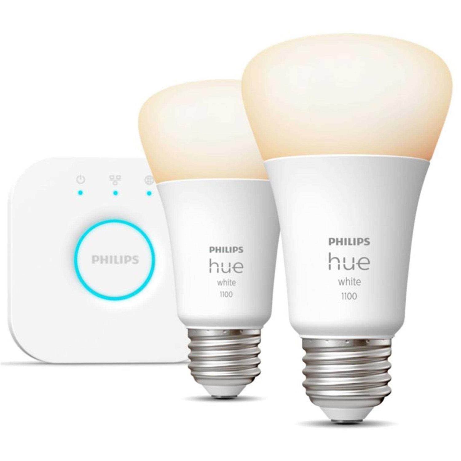 Philips Hue White & Color Ambiance A19 75W Smart LED Starter Kit - Zenithce