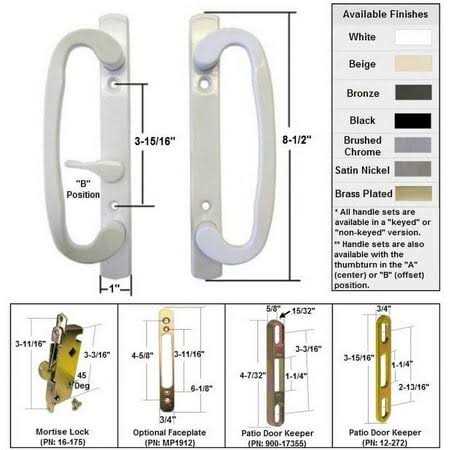 Gordon Glass Co. Gordon Glass Shower Door U-Channel with Metal Strike Plate for 3/8 and 5 - Zenithce