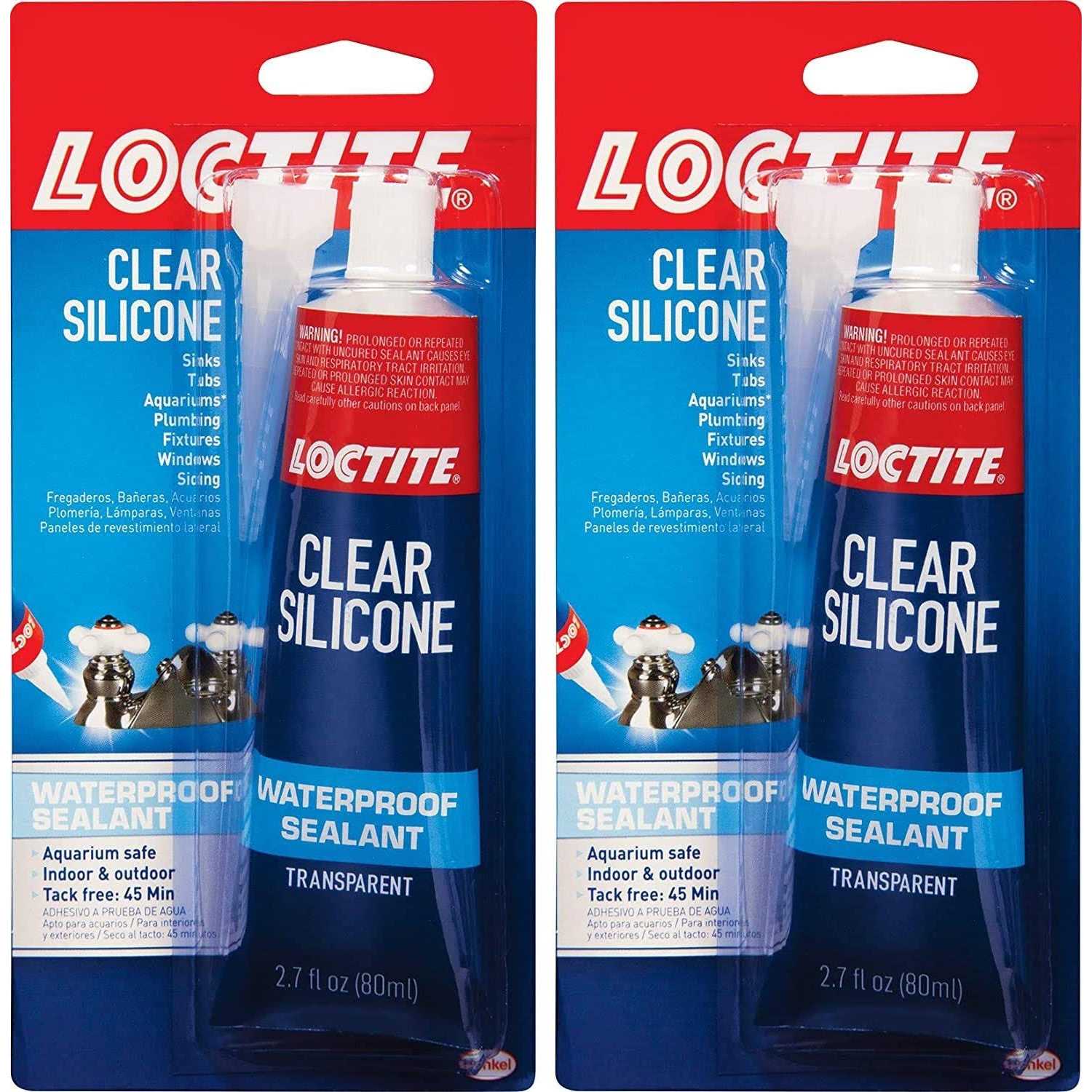 Loctite Clear Silicone Waterproof Sealant - Zenithce