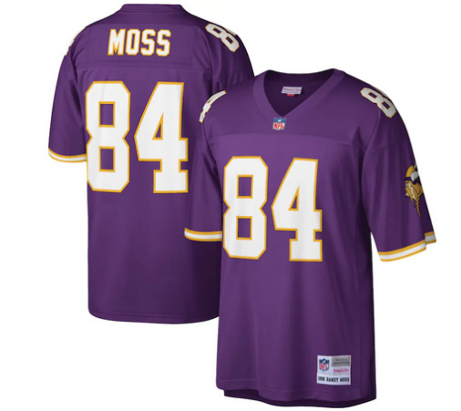 Minnesota Vikings #48 Randy Moss Purple Stitched Jersey - Zenithce