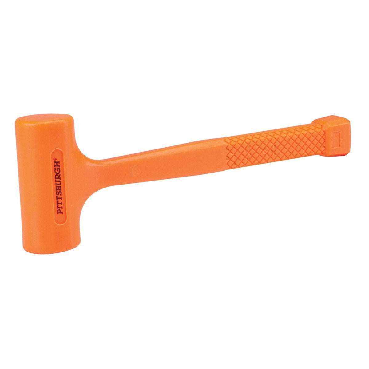 Pittsburgh 4 lb. Neon Orange Dead Blow Hammer - Zenithce