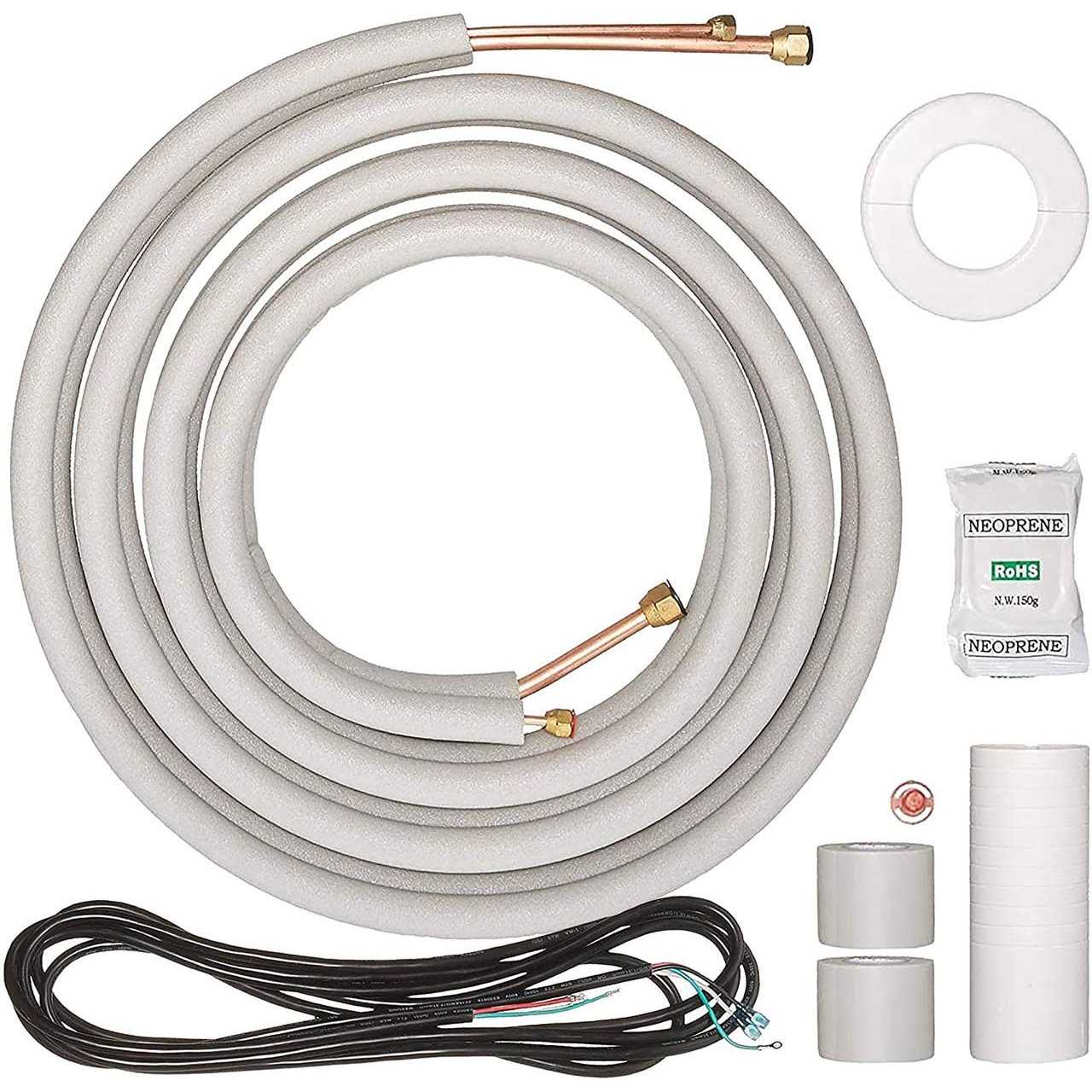 Senville 20 Ft Drain Hose Line for Mini Split Air Conditioner Ductless Heat Pump - Zenithce