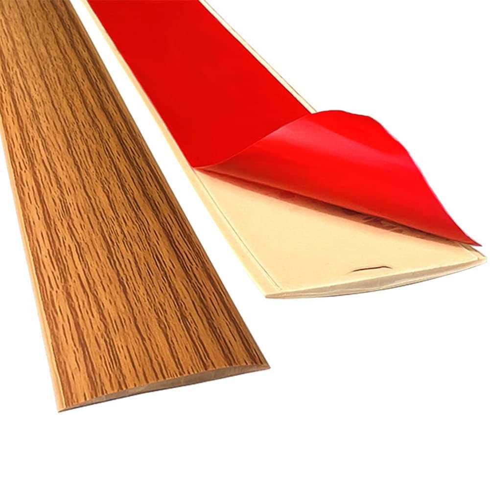 Floor Transition Strip Self Adhesive Floor Cover Strips 2 Wide - Zenithce