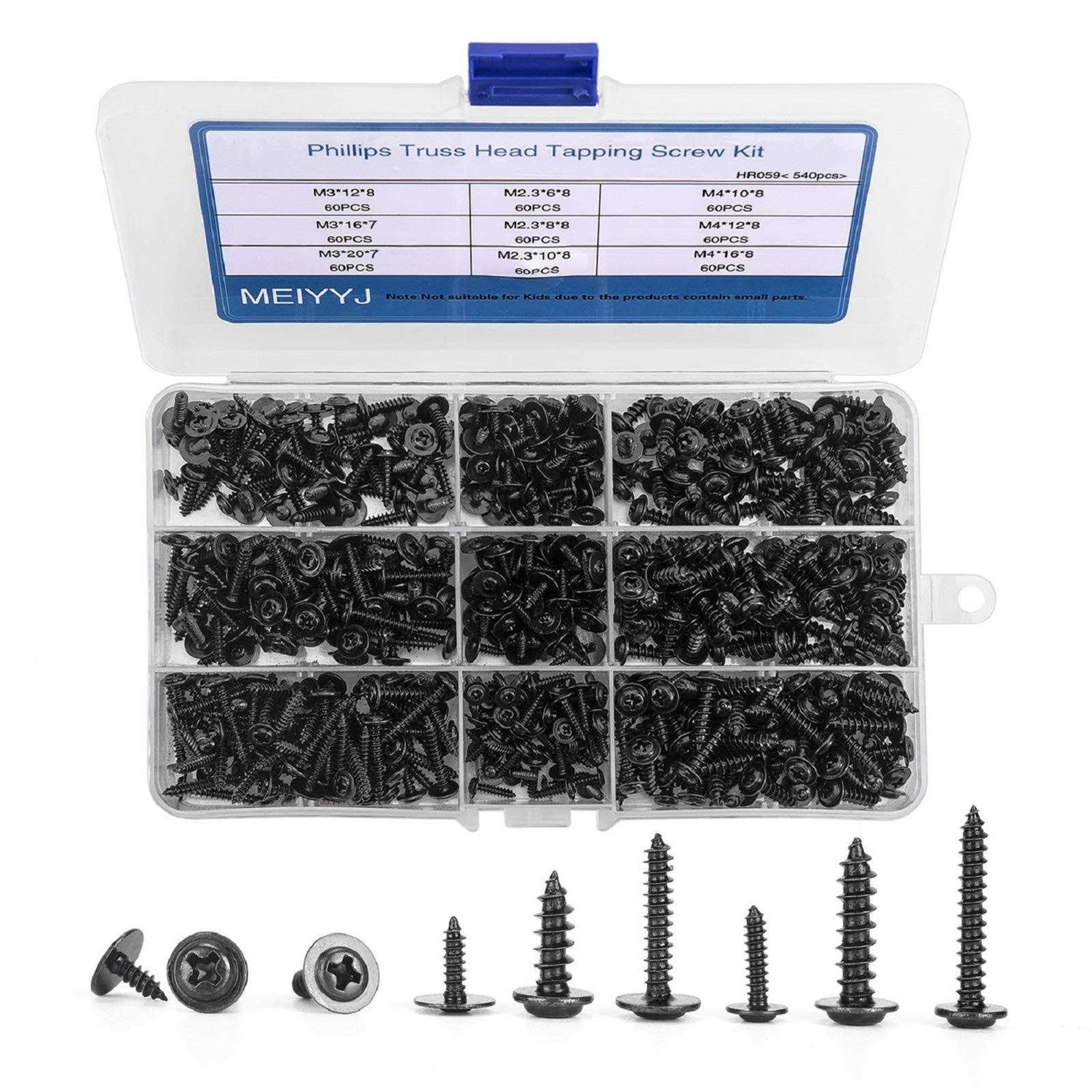 MEIYYJ 500pcs M2 M2.5 M3 Laptop Notebook Computer Replacement Screws Kit - Zenithce