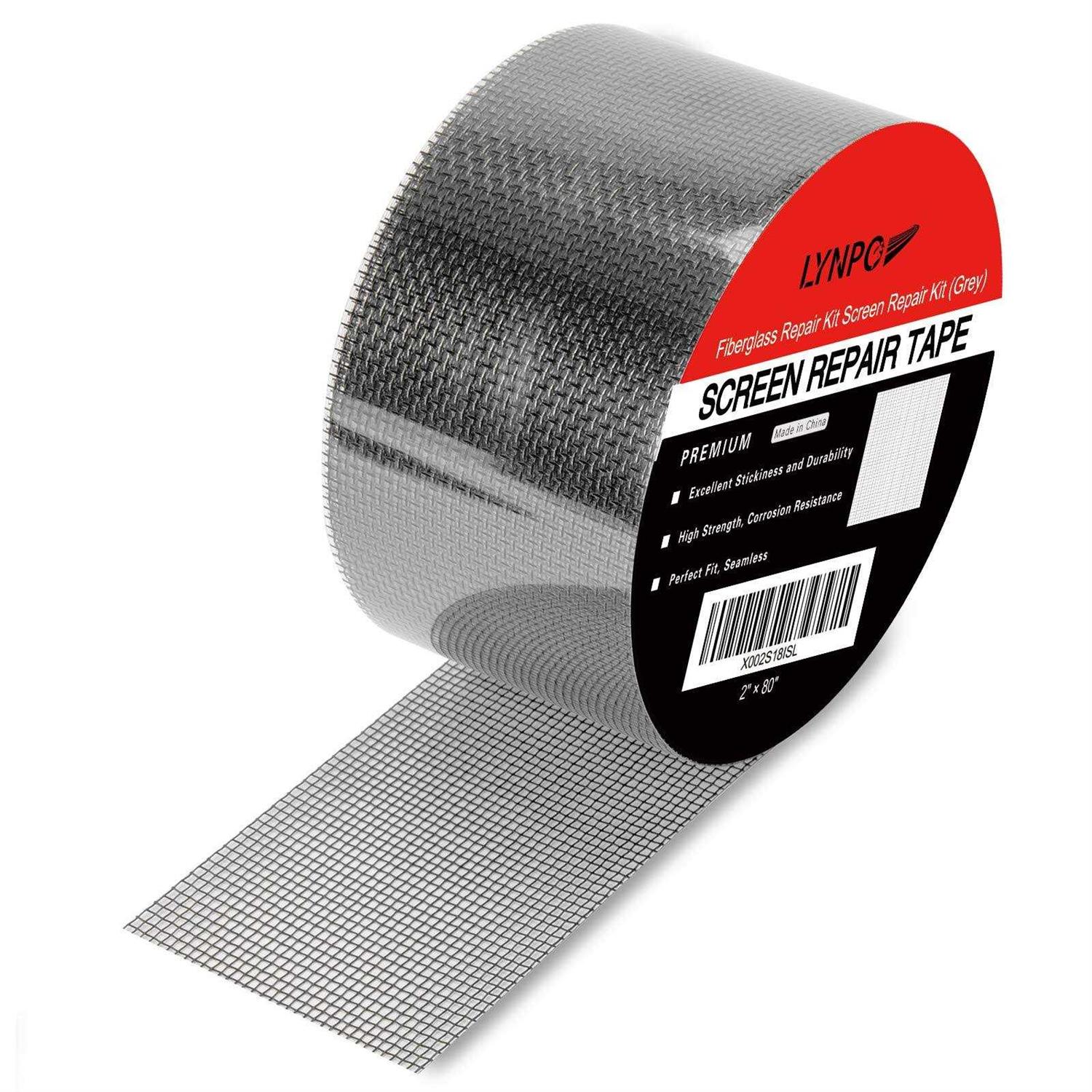 Window Screen Repair Kit 59 x 106 Screen Door Replacement Fiberglass Screen Mesh with All Screen Tools for Sliding Door and Patio Screen Door - Zenithce