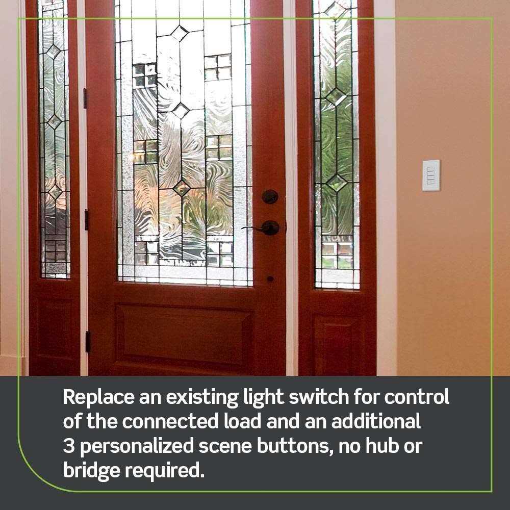 Leviton D2SCS-1BW Wi-Fi 2nd Gen Scene Controller Switch - Zenithce