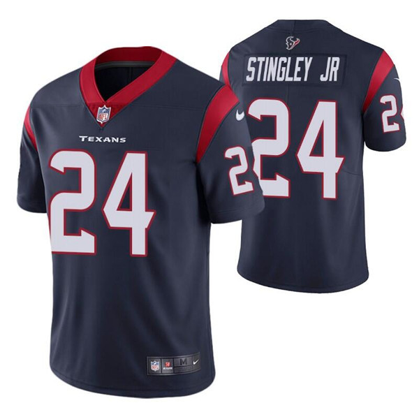 Houston Texans #24 Derek Stingley Jr. Navy Vapor Untouchable Limited Stitched Jersey - Zenithce