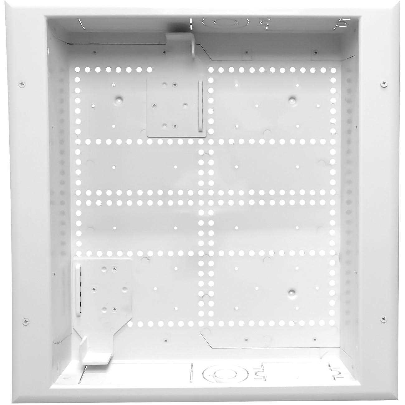 DataComm 45-0071-WH Recessed Low-Voltage Mid-Size Plate - Zenithce