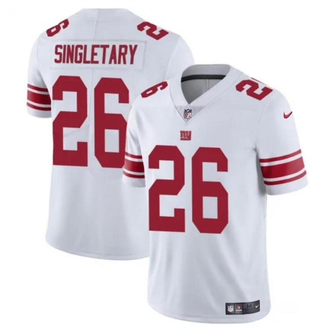 New York Giants #26 Devin Singletary White Vapor Untouchable Limited Stitched Jersey - Zenithce