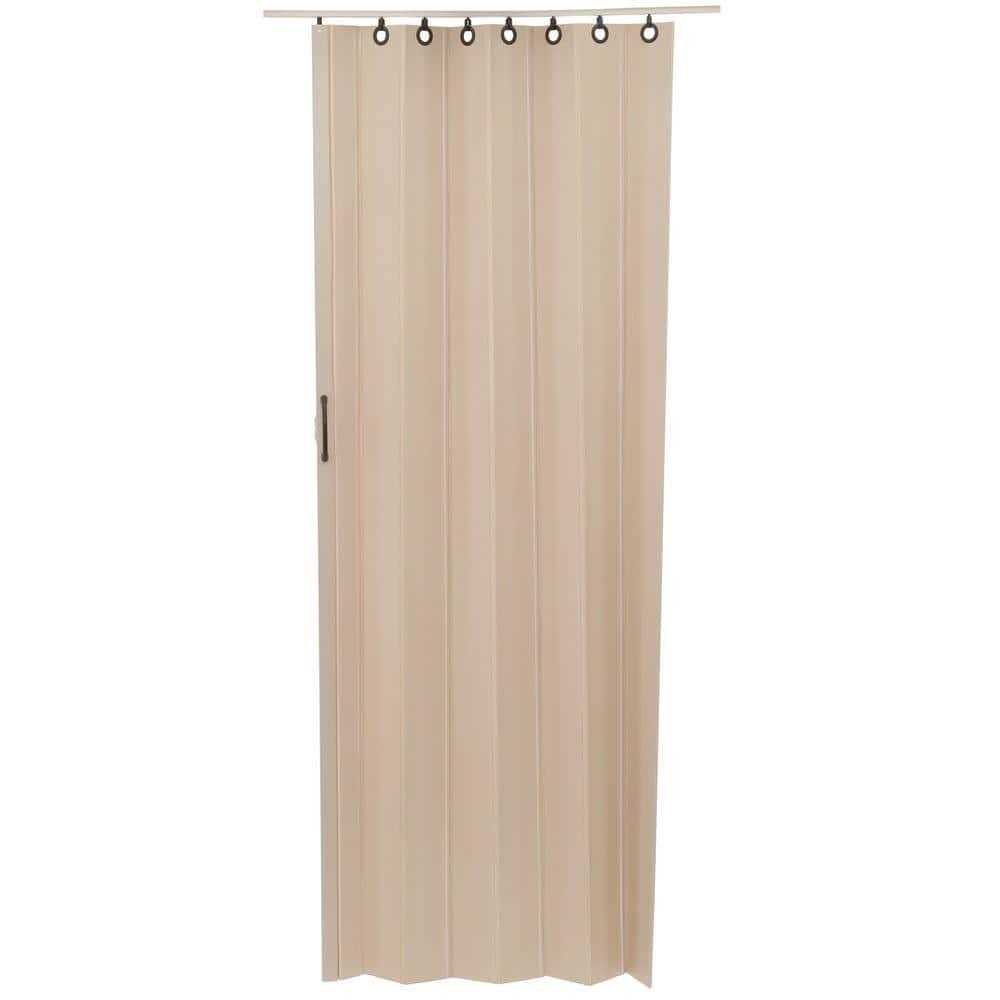 Spectrum 36 in. x 80 in. Century Vinyl White Frosted Square Acrylic Accordion Door - Zenithce