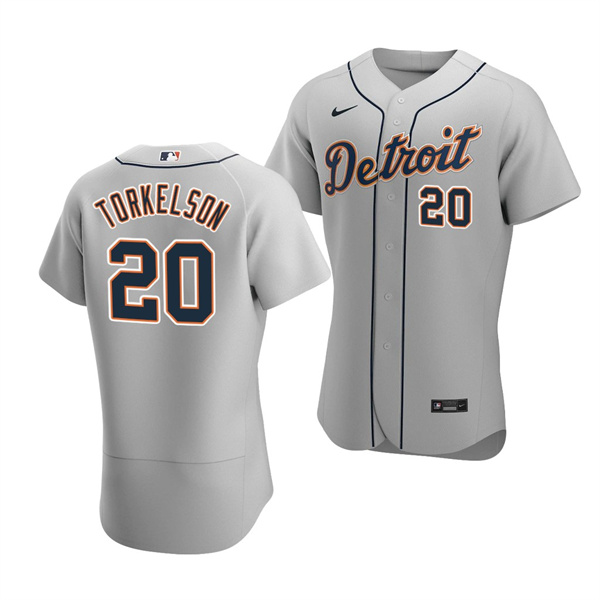 Detroit Tigers #20 Spencer Torkelson Gray Flex Base Stitched Jersey - Zenithce