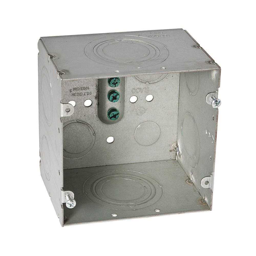 Raco 260 4-11/16 Steel Square Box - Zenithce