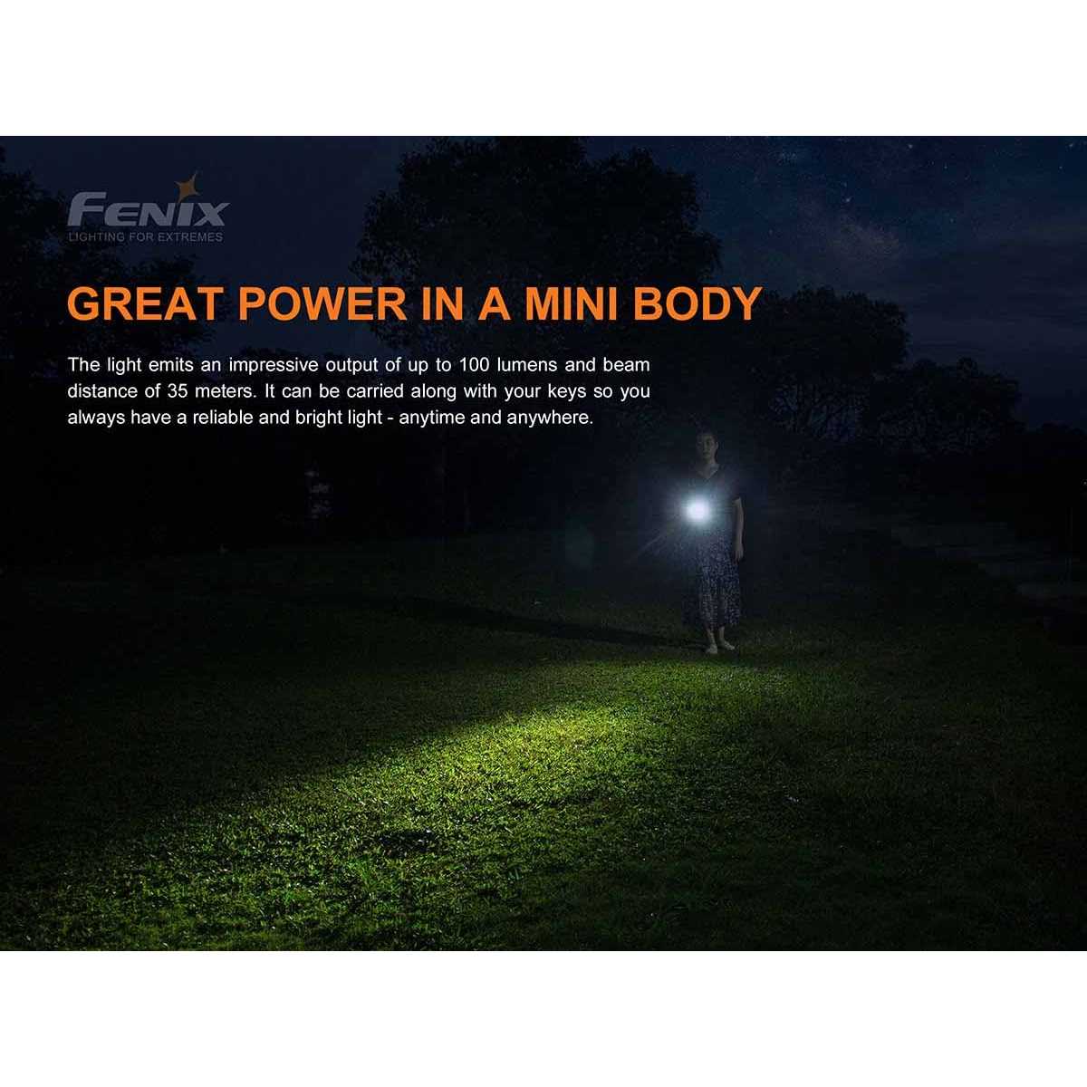 Fenix E01 V2.0 Flashlight - Zenithce