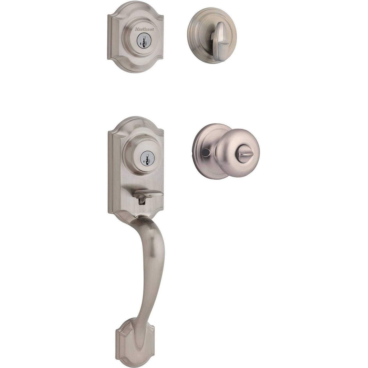 Kwikset Mobile Home Polished Brass Passage Door Knob Right or Left Handed - Zenithce