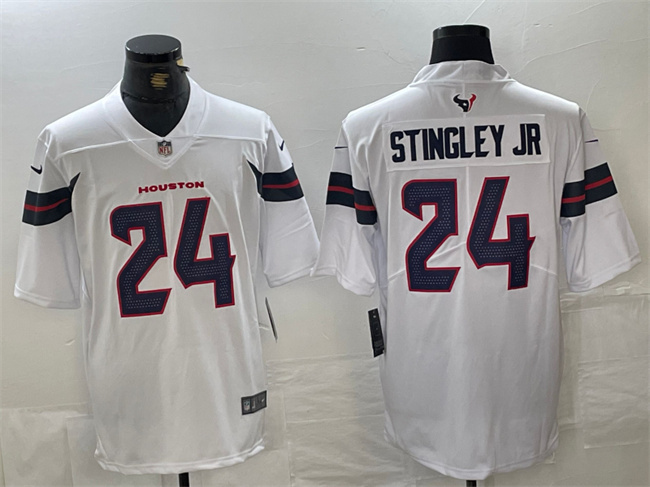 Houston Texans #24 Derek Stingley Jr. White Vapor Untouchable Stitched Jersey - Zenithce