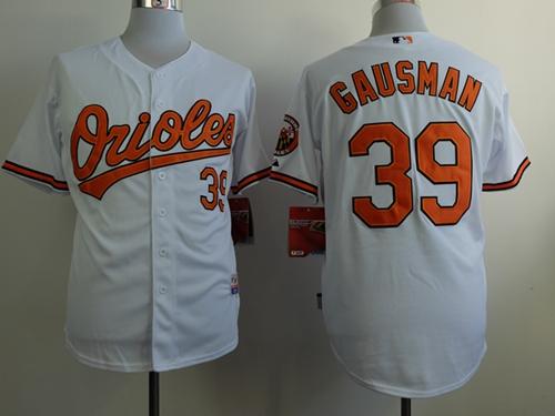 Orioles #39 Kevin Gausman White Cool Base Stitched Jersey - Zenithce