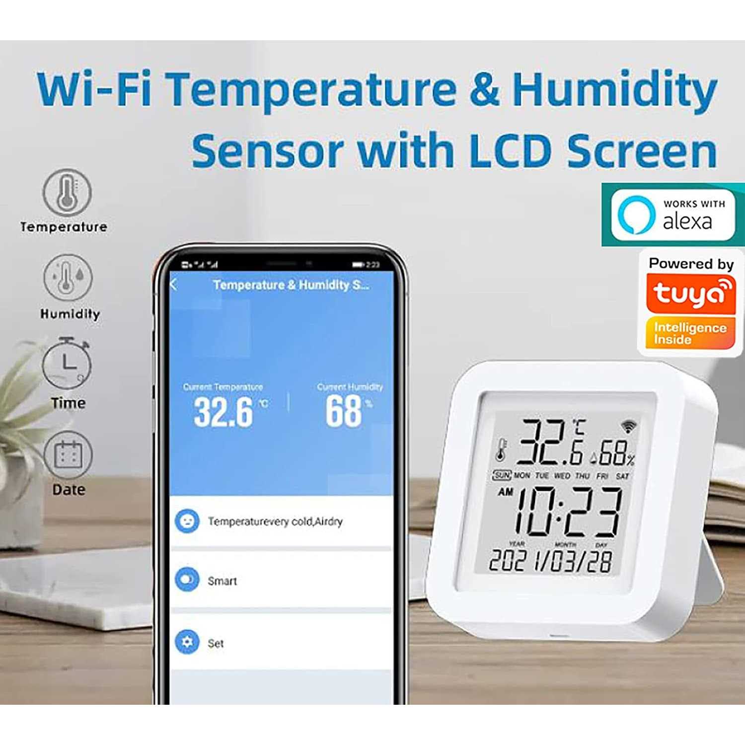 Smart Wifi E27/E26 Light Socket, AICase Intelligent WLAN Home Remote Control Light Lamp Bulb Holder Compatible with Alexa and Google - Zenithce